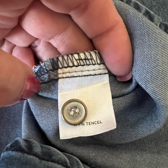 Halogen chambray stripe button down - Picture 7 of 8